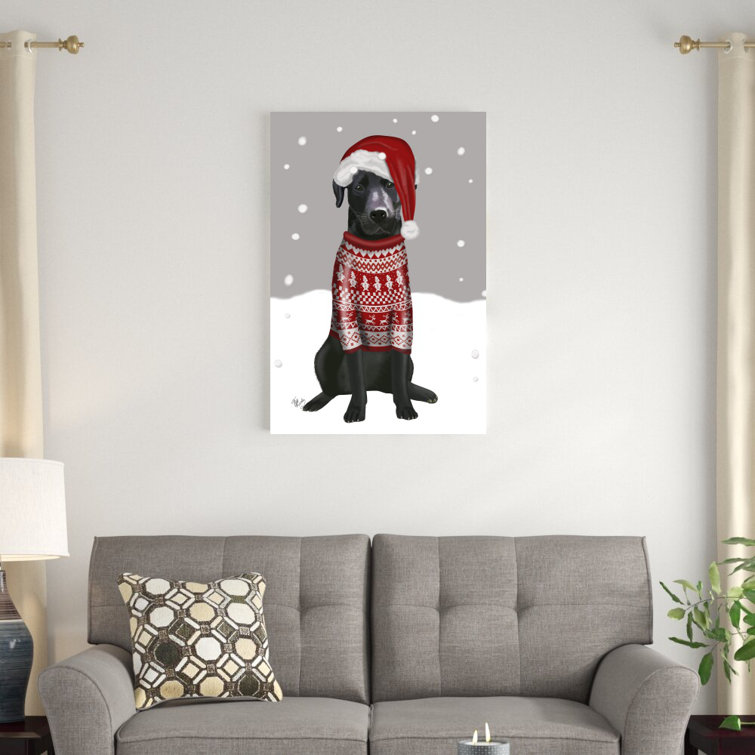 Black lab christmas clearance sweater